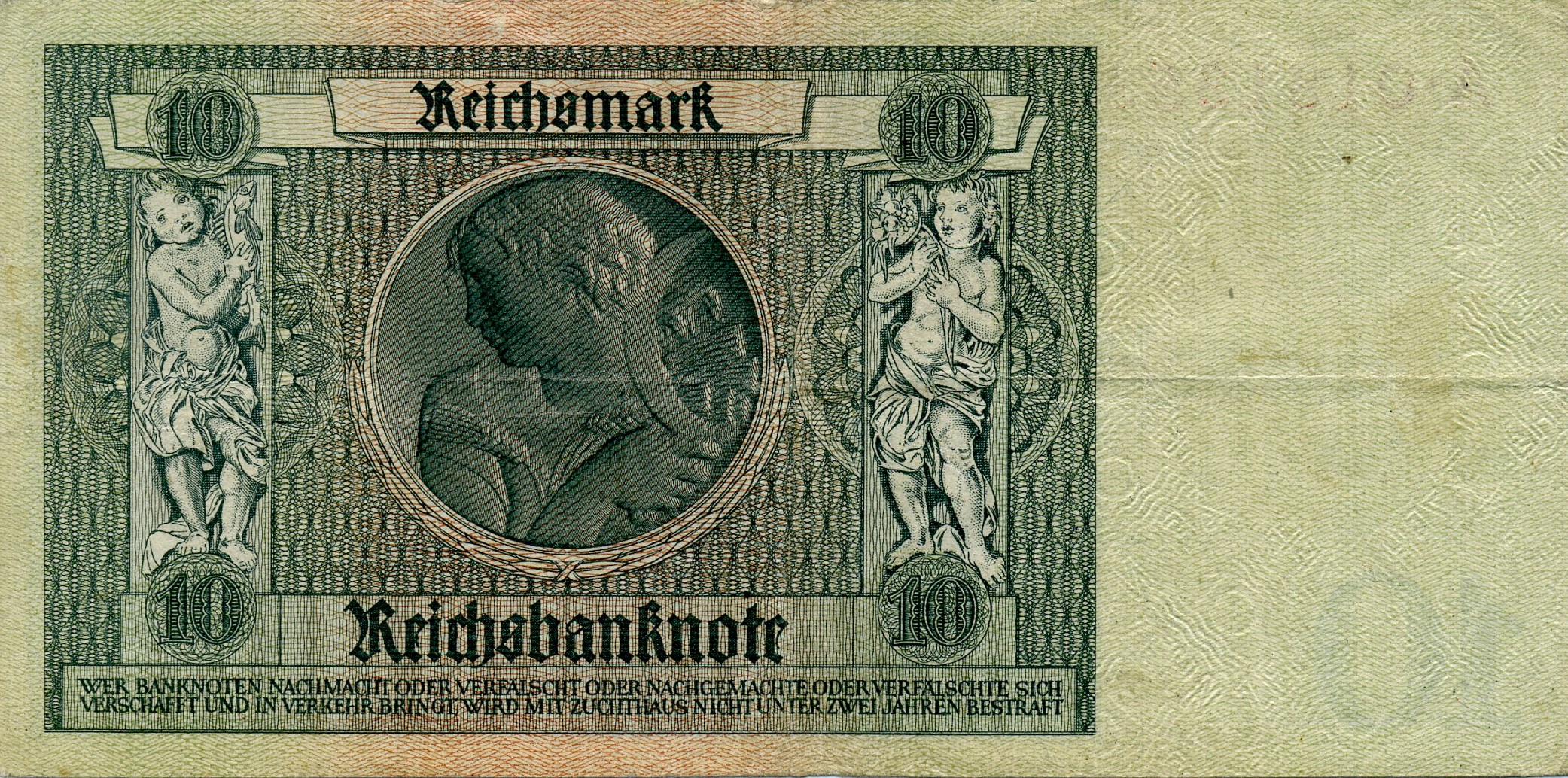 10 марок 1929 года. Реверс. Реферат Рефератович.