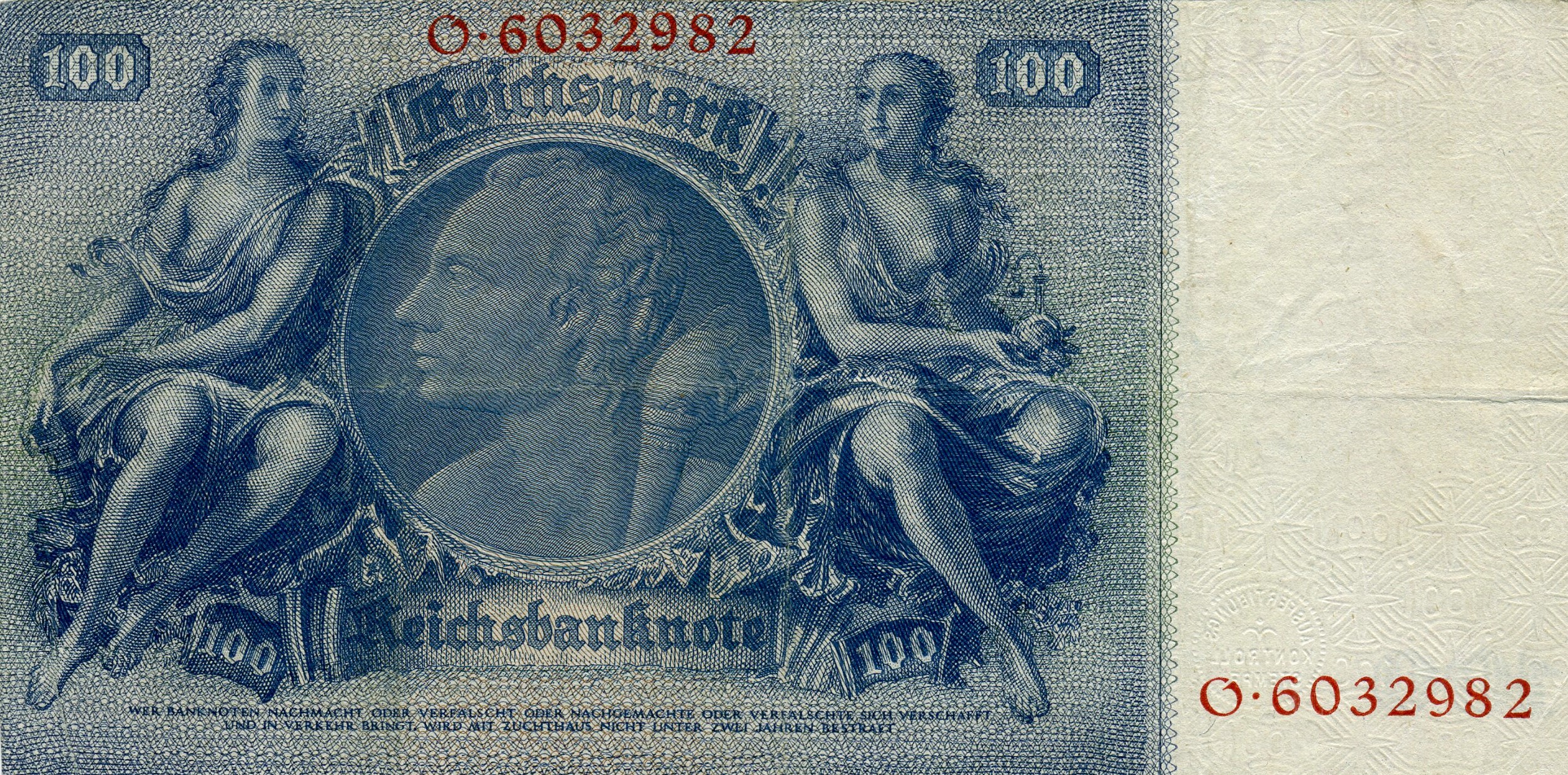 100 марок 1935 года. Реверс. Реферат Рефератович.